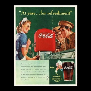 1942 WWII Coca-Cola Coke Magazine Ad
