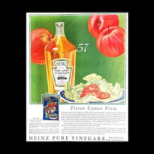 1927 Heinz Pure Vinegar Magazine Ad