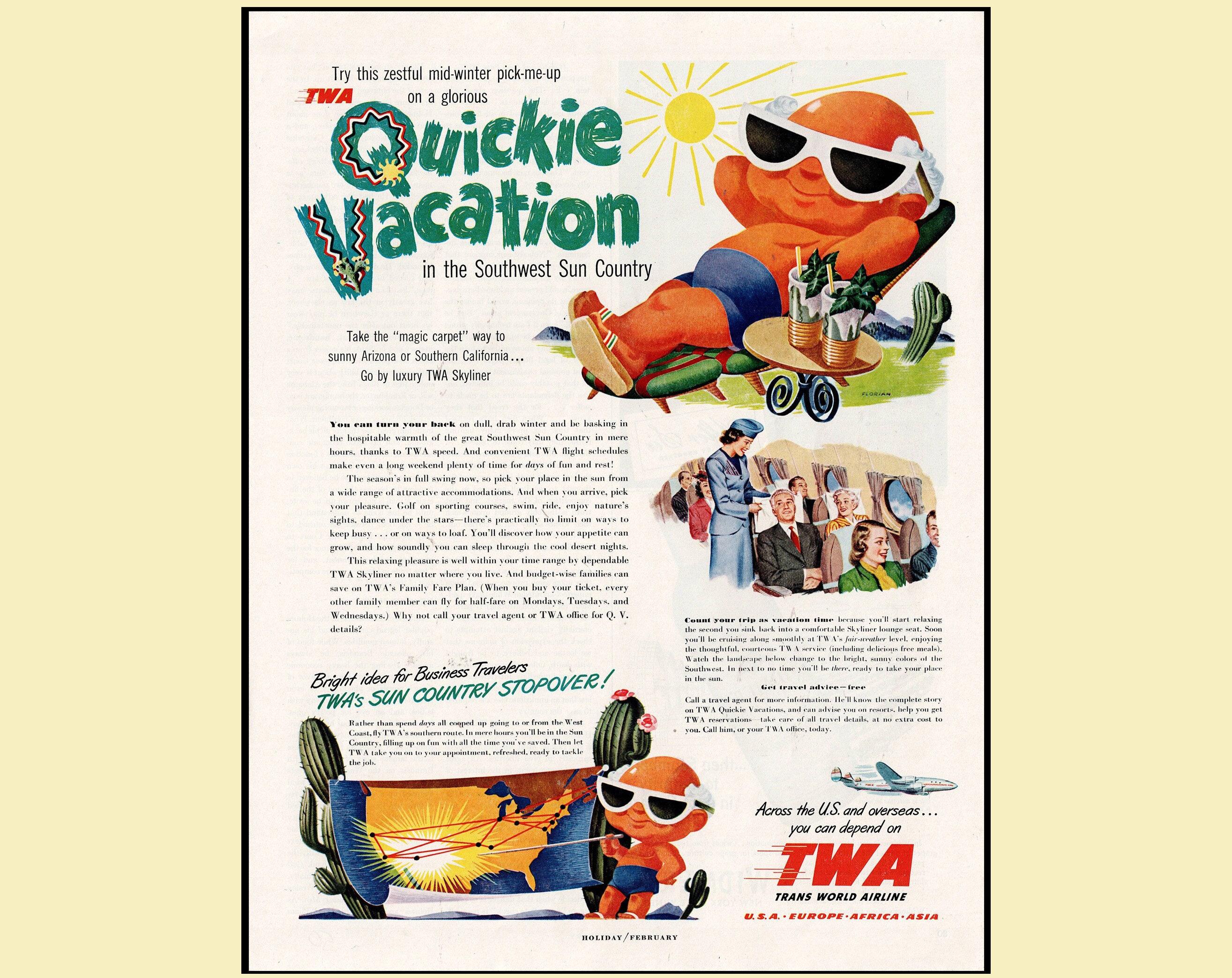 1950s Twa Ads - Etsy