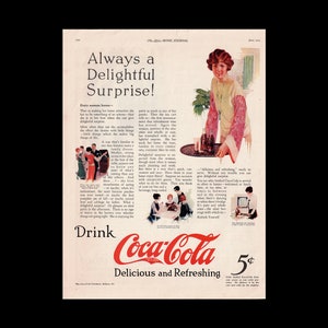 1924 Coca-Cola Soda Magazine Ad