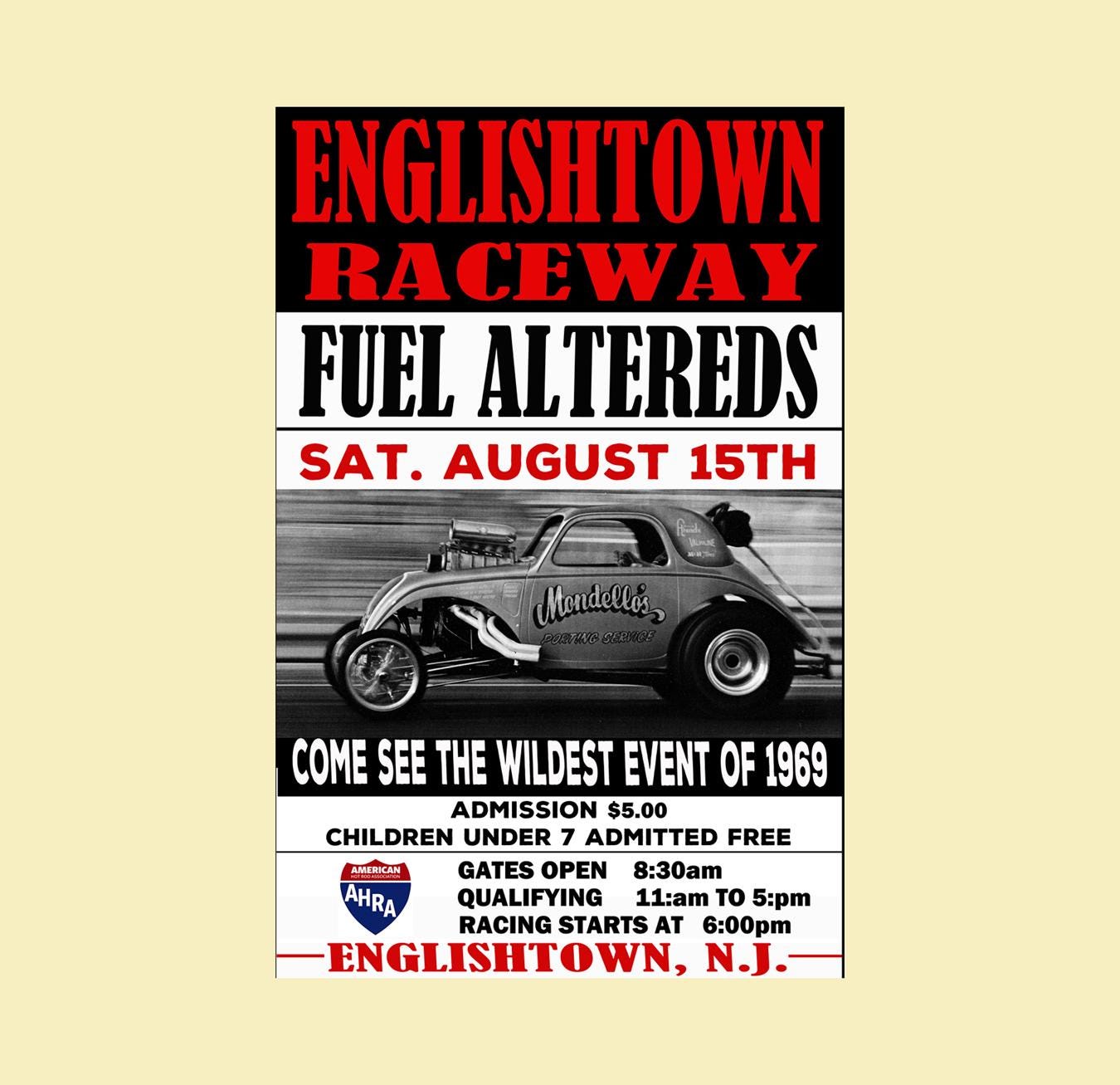 Vintage Drag Strip Sign - Etsy