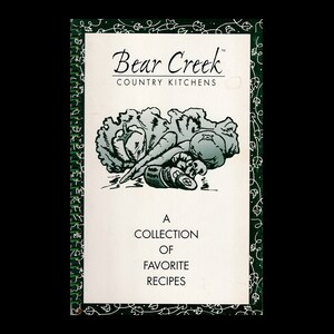 Bear Creek Country Kitchens Cookbook, **RARE** Local Community Cook Book, Herber City, Utah