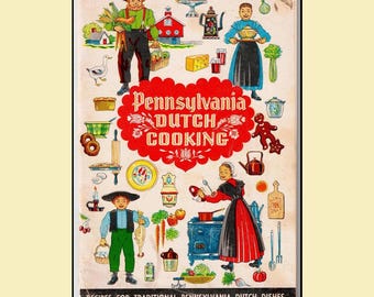 1978 Pennsylvania Dutch Cooking Cookbook Booklet - 48 Pages Paperback