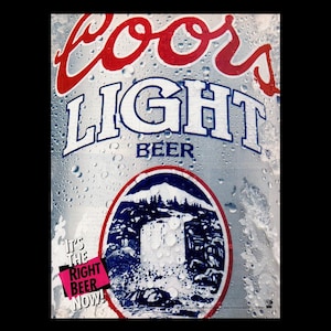 1992 Coors Light Beer Original Magazine Ad