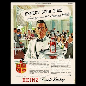 1935 Heinz Ketchup Magazine Ad