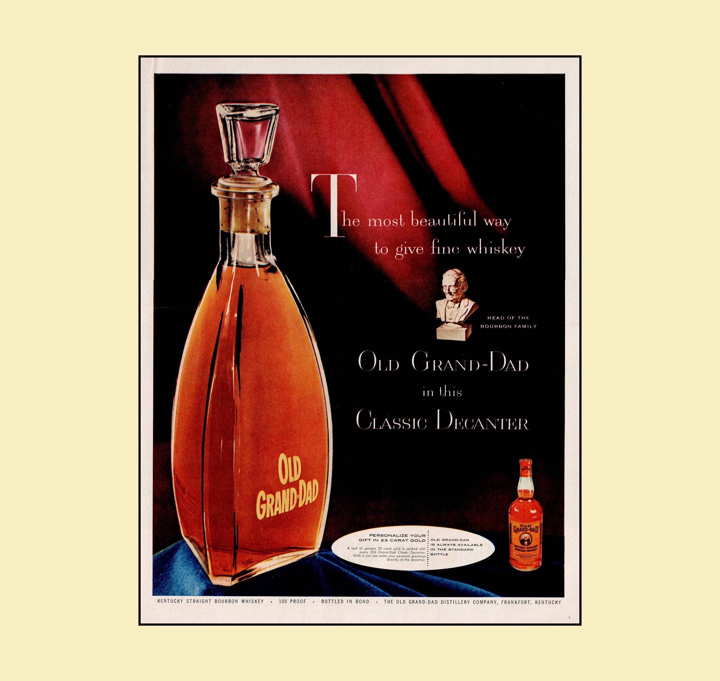 Bourbon Old Grand Dad - Etsy