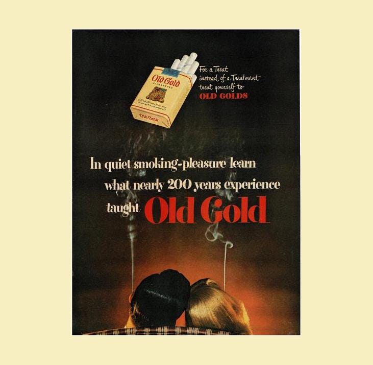 Old Gold Cigarettes Poster - Etsy