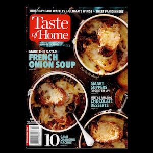 Taste of Home&#39;s Magazine Cookbook February/March Edition