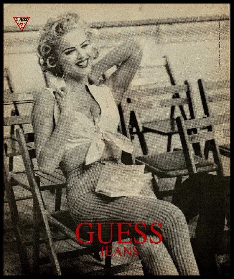 1992-anna-nicole-smith-guess-jeans-magazine-ad-etsy