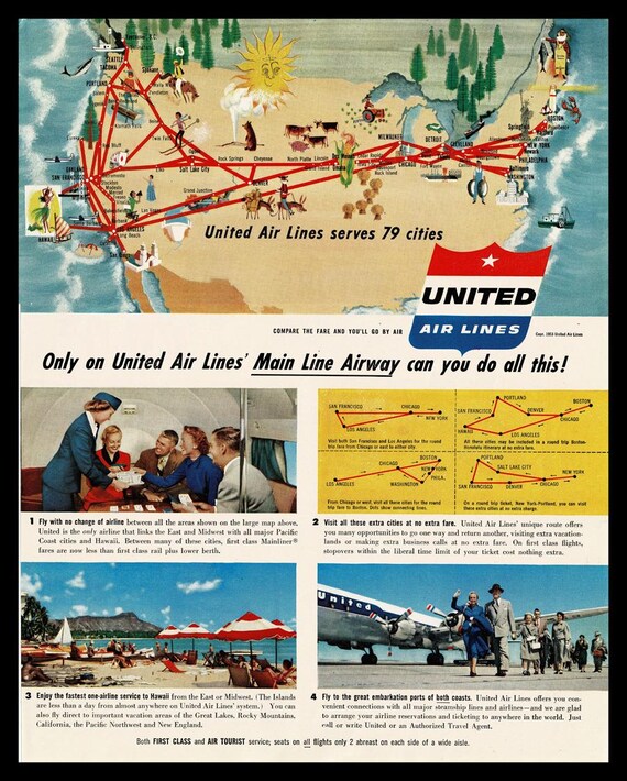 1953 United Air Lines  display picture 1