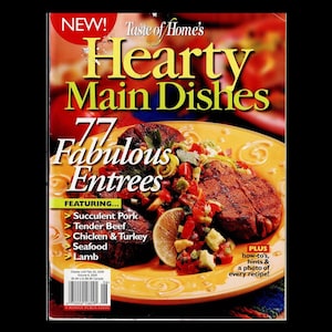 Taste of Homes Hearty Main Dishes Magazine Cookbook