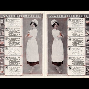 1917 Washburn-Crosby&#39;s Gold Medal Flour Bread Magazine Ad