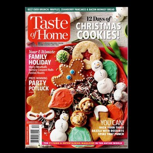 Taste of Home&#39;s Magazine Cookbook December Edition, Christmas Cookies Recipes