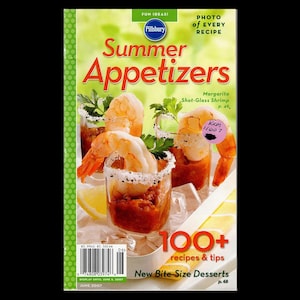Pillsbury Summer Appetizers Cookbook Booklet/Pamphlet