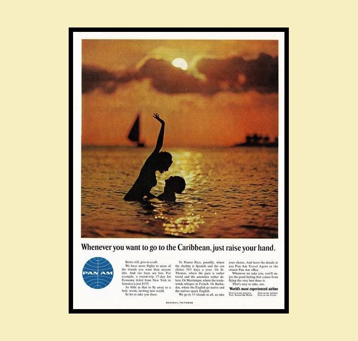 Pan Am 60s Airline Memorabilia - Etsy