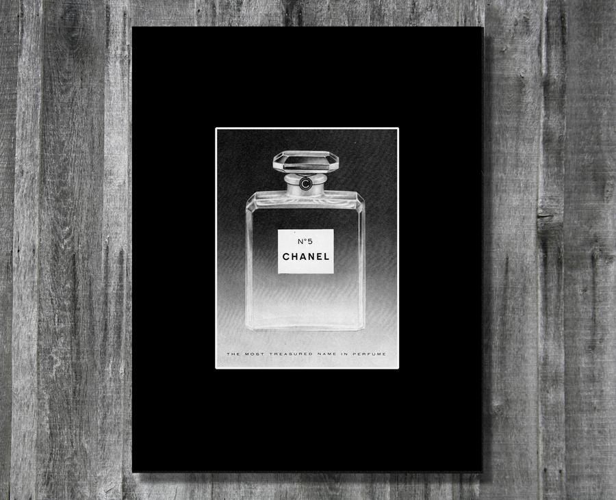 CHANEL N°5 アートプリント 大判 Chanel No 5 Wall Art - Etsy
