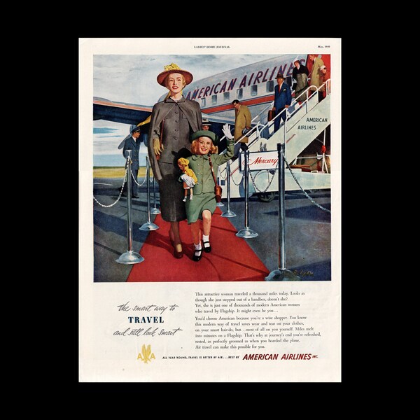 American Airlines Memorabilia - Etsy