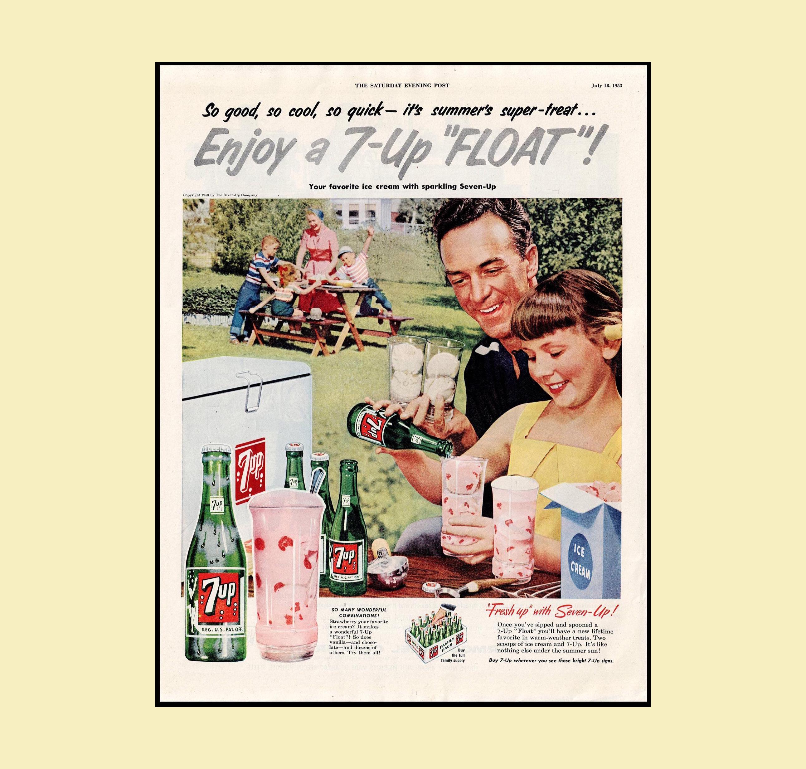 7up Vintage Poster - Etsy