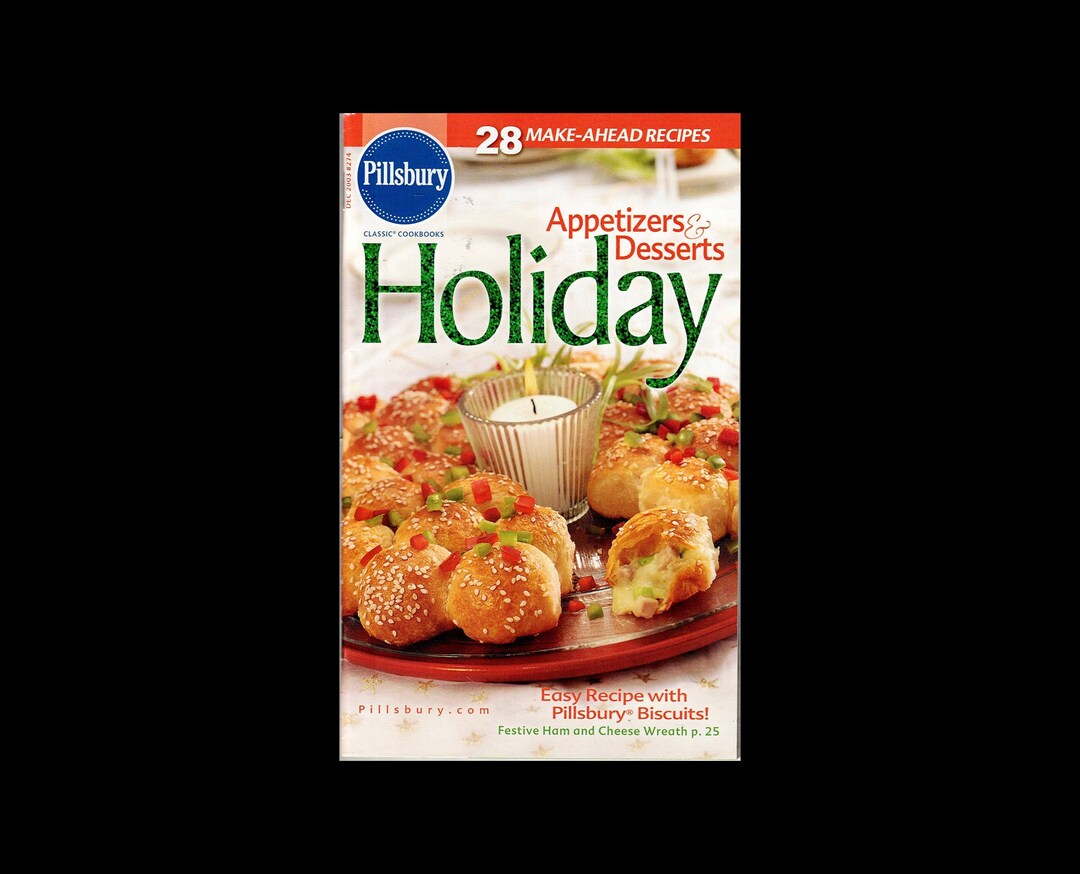 Pillsbury Appetizers & Desserts Holiday Cookbook Booklet/pamphlet - Etsy
