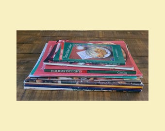 Christmas Cookbook Booklets • Lot of 15 • Holiday Recipes & Festive Baking Guides
