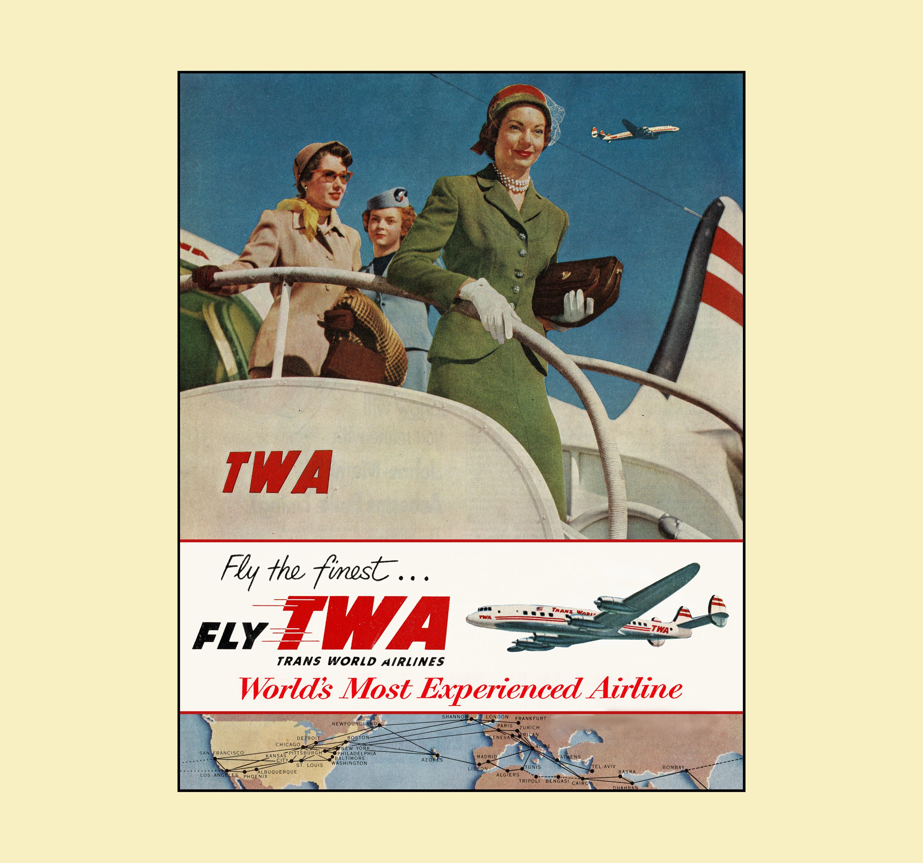 15点セット TWA ヴィンテージ 広告 1950s Twa Ads - Etsy
