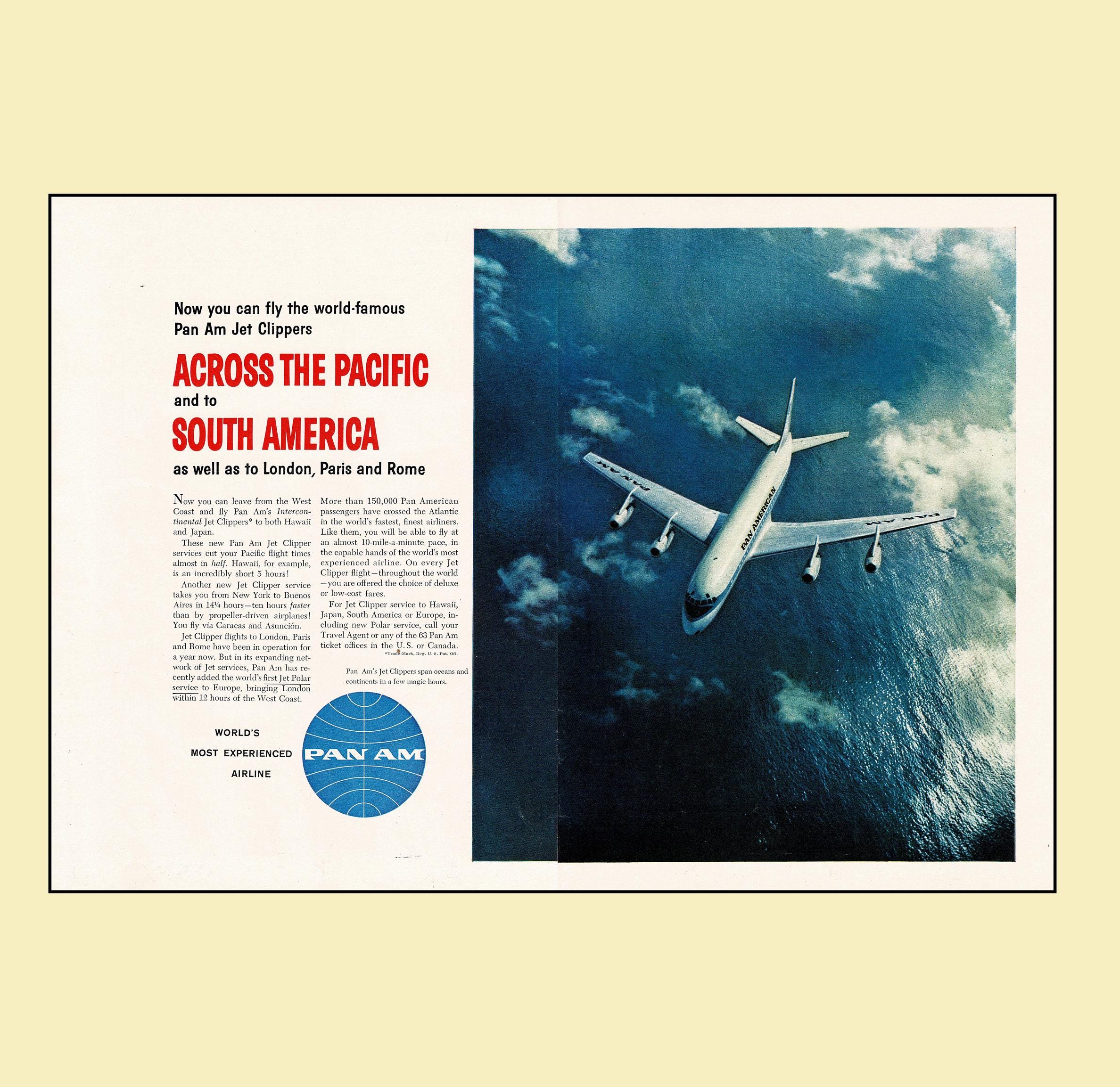 インテリア木製看板PAN-AM検)アドバタイジングAIRLINE60s70s Pan Am 60s Airline Memorabilia - Etsy
