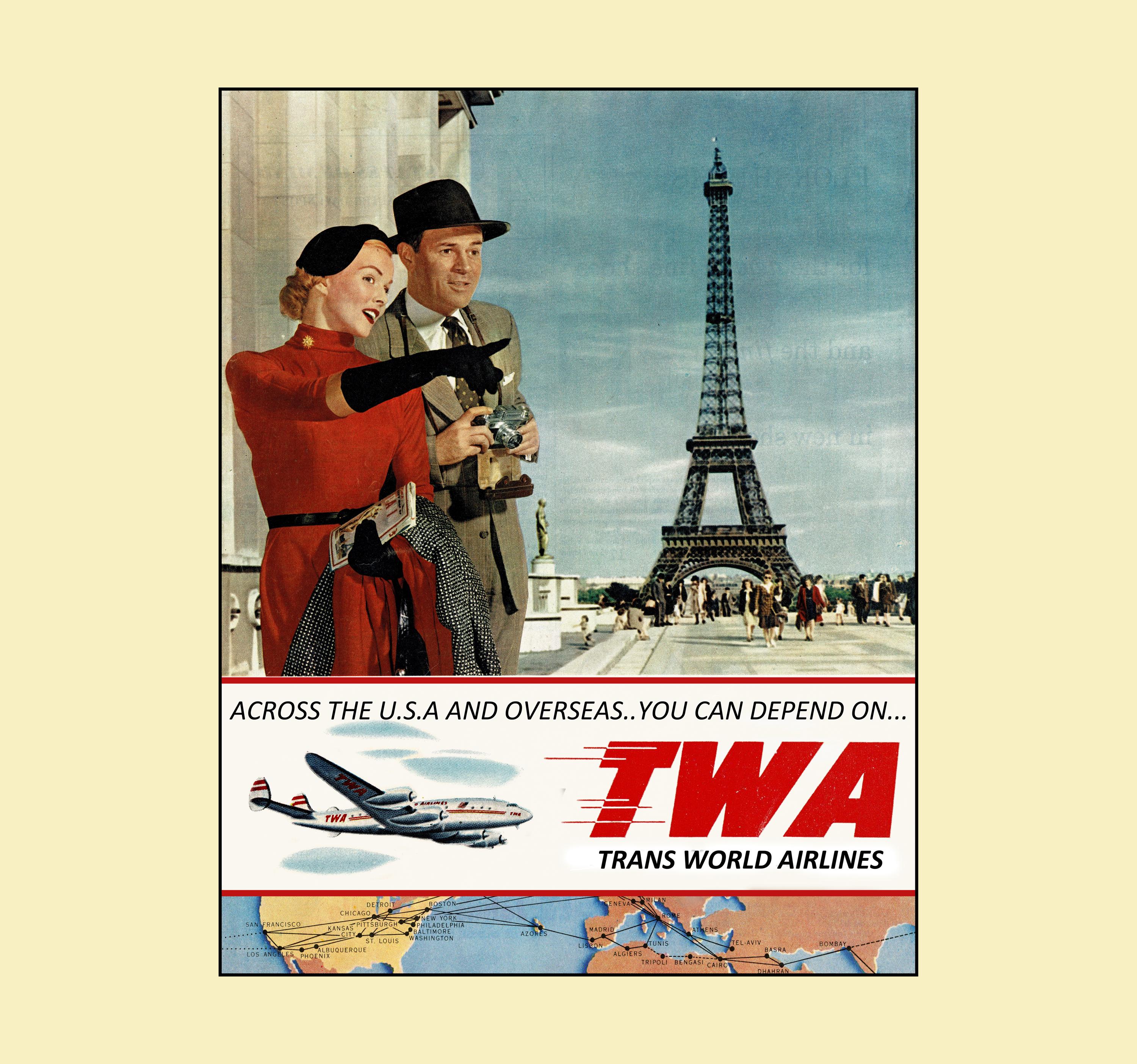 15点セット TWA ヴィンテージ 広告 1950s Twa Ads - Etsy
