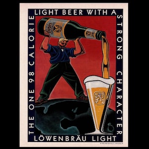 Lighted Beer Signs Lowenbrau - Etsy