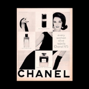 1962 Chanel No 5 Perfume-what Every Woman Alive Wants-original