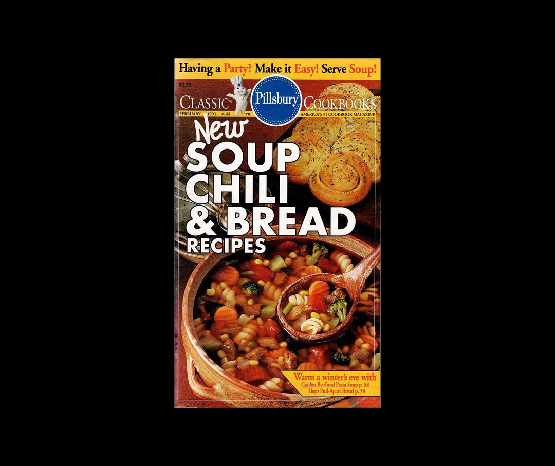 Pillsbury Soup Chili & Bread Cookbook Booklet/pamphlet Etsy