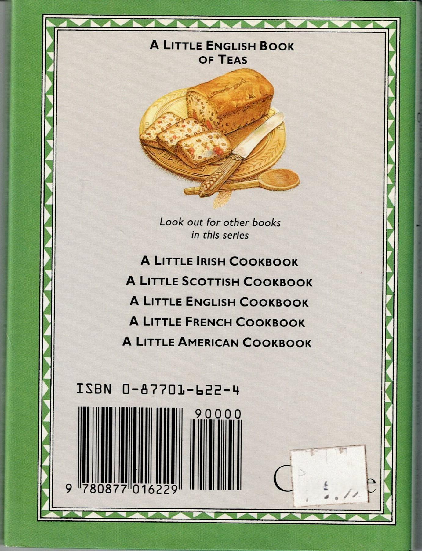 A Little English Book of Teas 1989 Miniature Hardcover Cookbook W