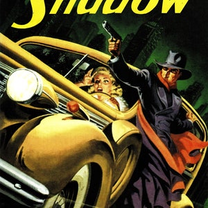 Pulp Shadow Profile 1940's Shadow Detective Pulp Magazine Cover Poster Print - 11x14 Retro ...