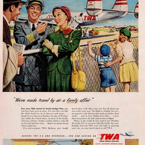 1950 TWA Trans World Airlines 