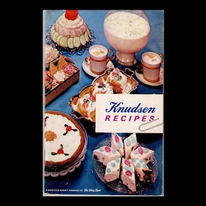 1962 Knudsen Recipes Booklet/Pamphlet 13th Edition By Knudsen Creamery Co of California, Dairy Products