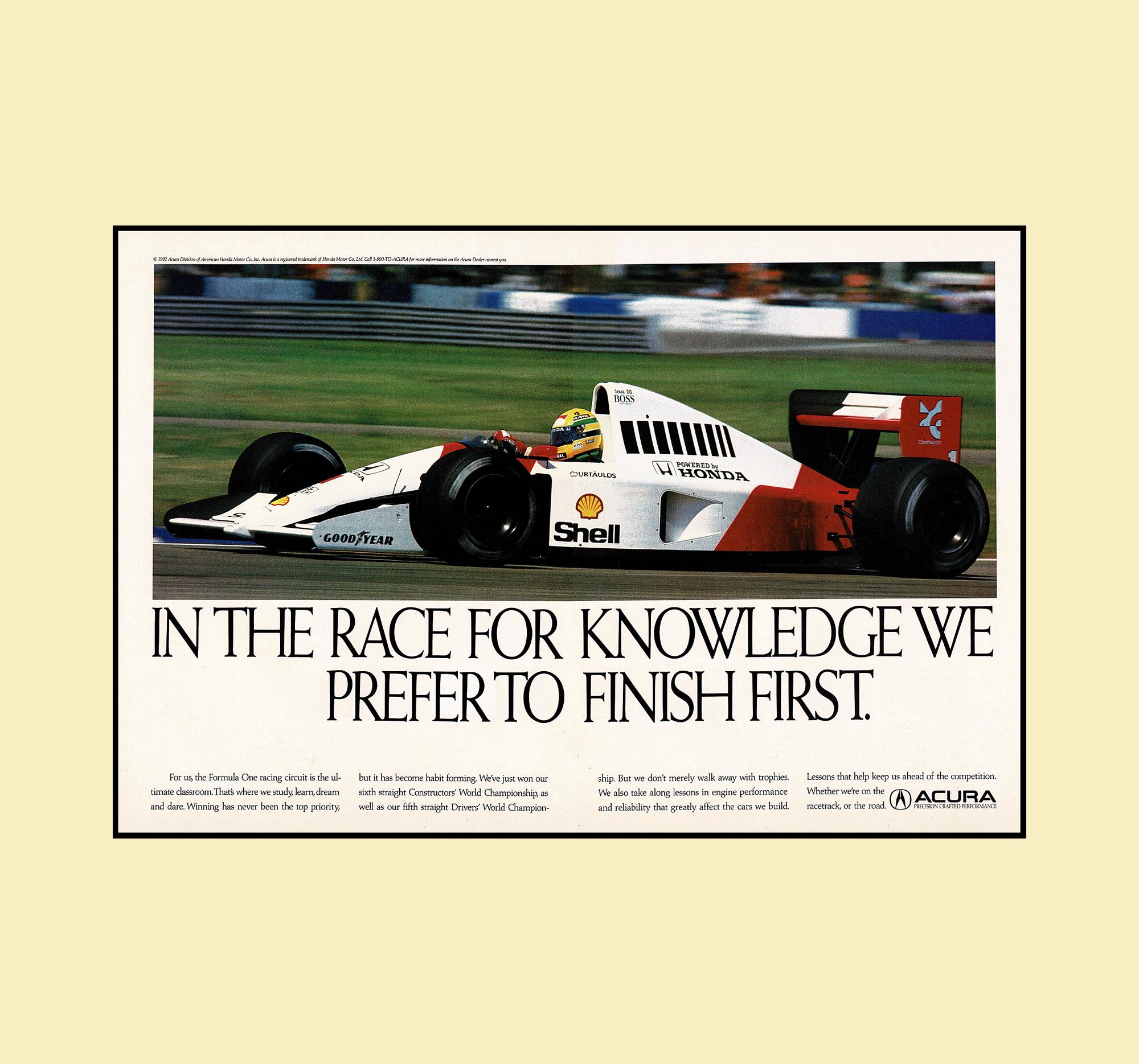 F1 1992 Poster - Etsy