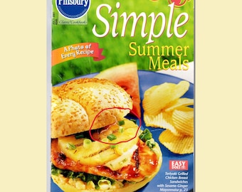 Pillsbury Simple Summer Meals Cookbook Booklet • 2001 • 96 Pages • Easy Summer Recipes