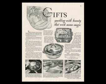 1930 Pyrex Ware Corning Glass Works Magazine Ad