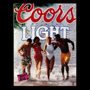 1992 Coors Light Beer 