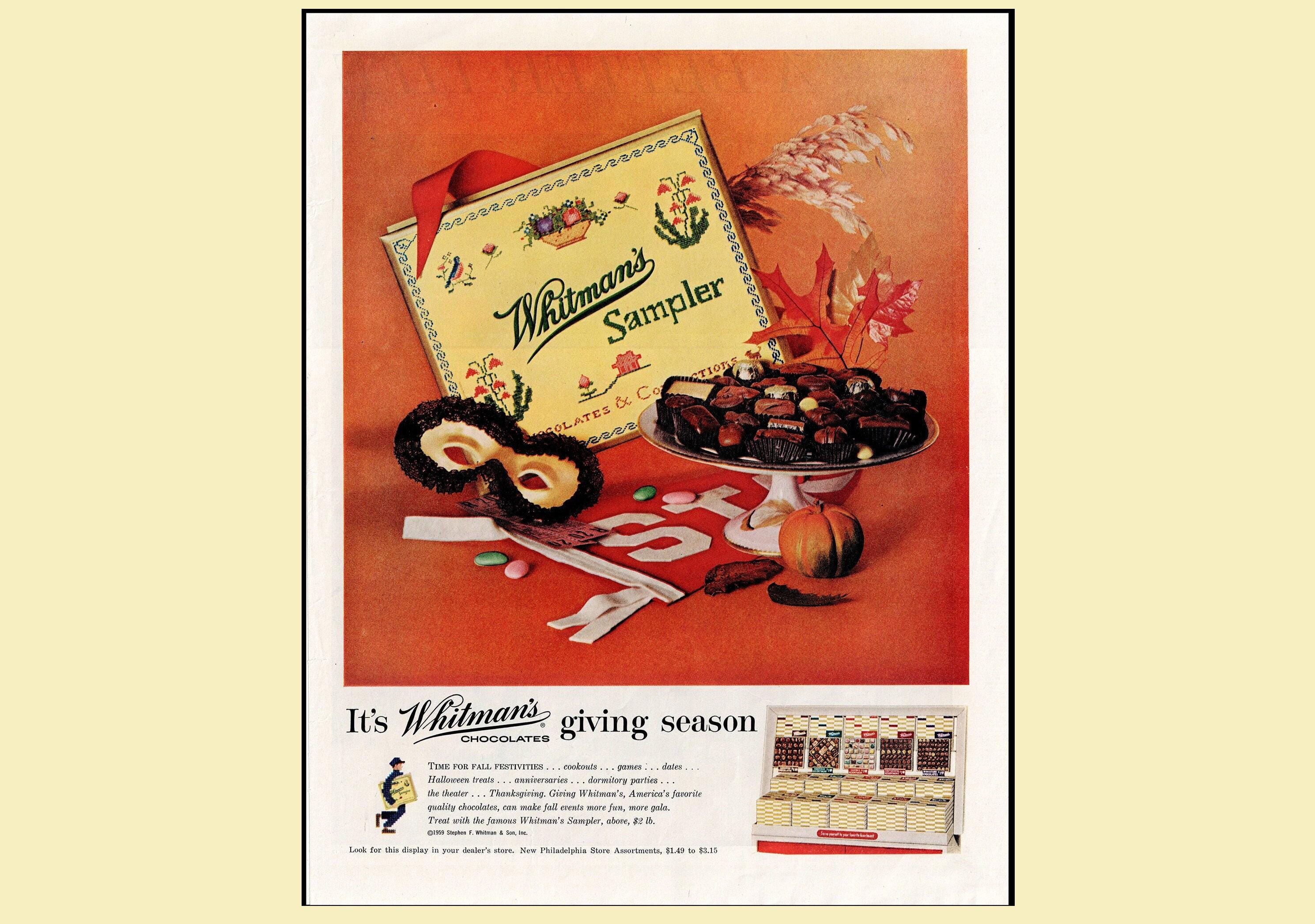 Vintage Whitman Sampler Box - Etsy