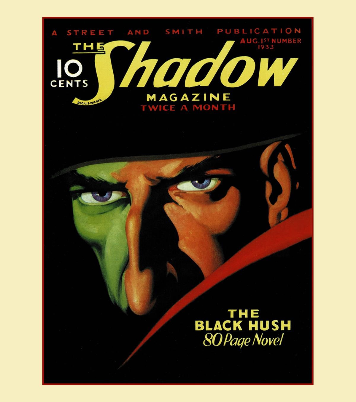 Pulp Shadow Police 1940's Shadow Detective Pulp Magazine Cover Poster Print - Retro Pulp ...