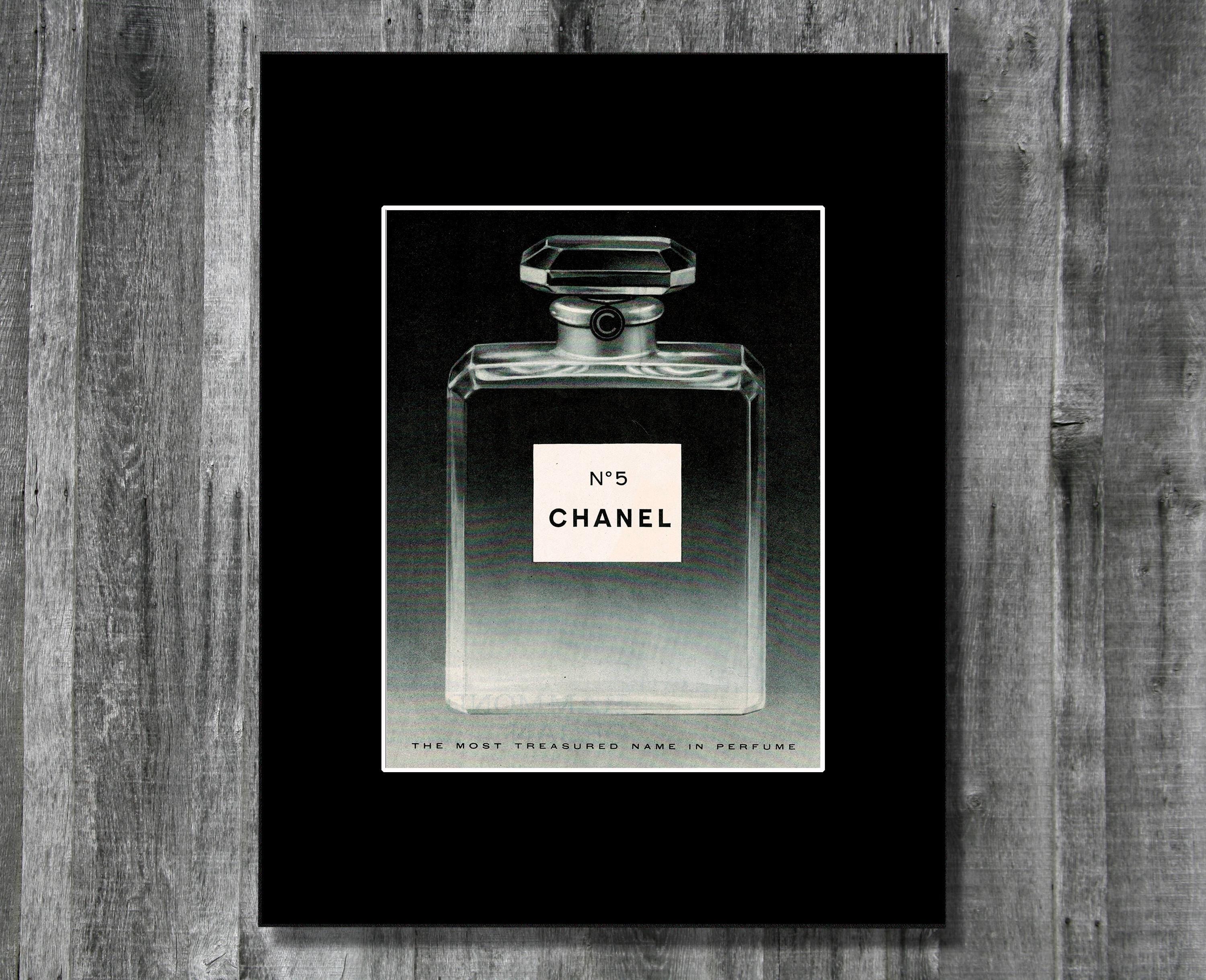 Chanel No 5 Wall Art - Etsy