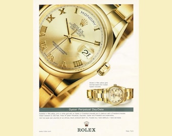 2003 Rolex Oyster Perpetual Day-Date Magazine Ad