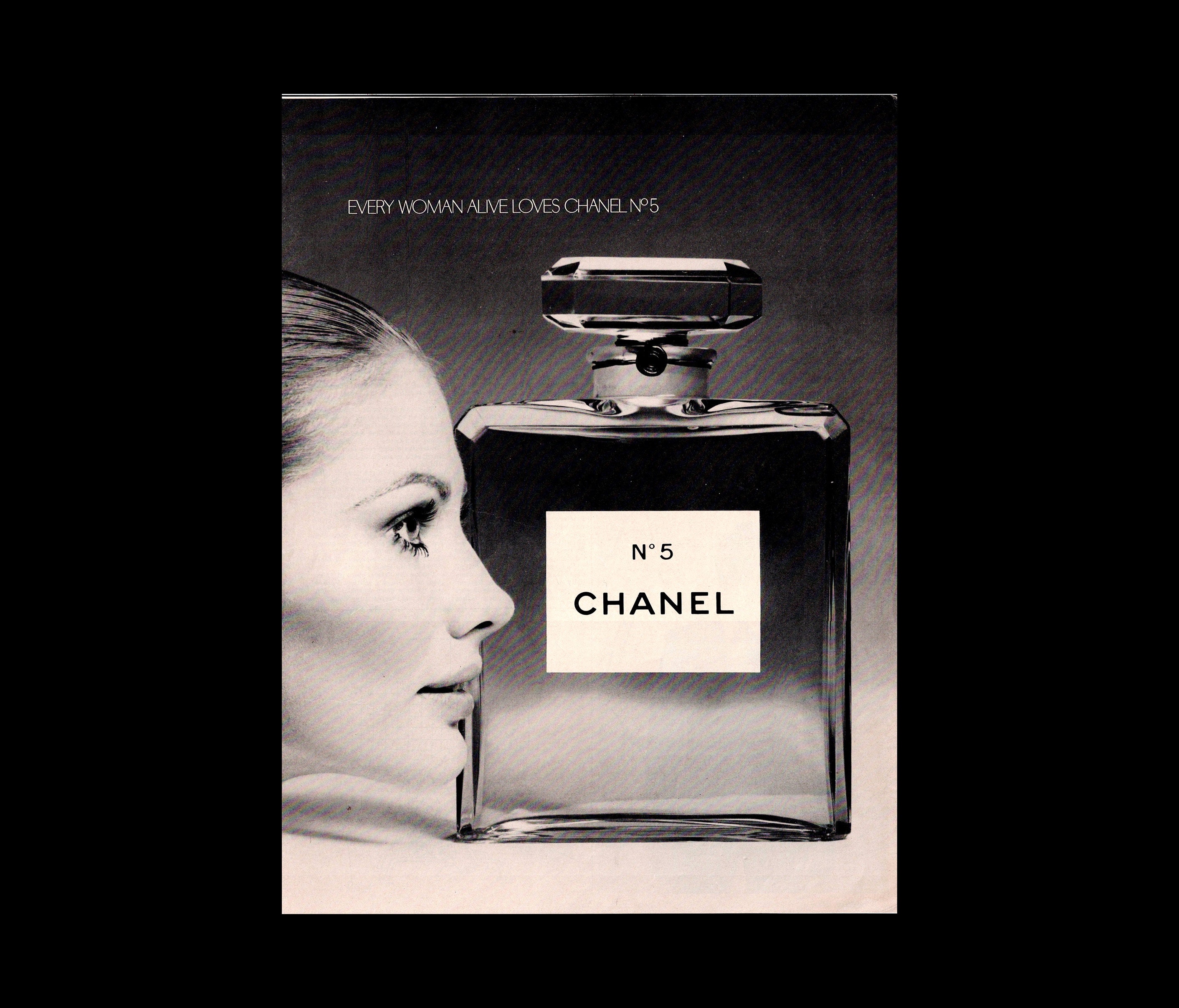 1962 French Vintage Advertisement Perfume PrintChanel No 5 Matted   Chairish