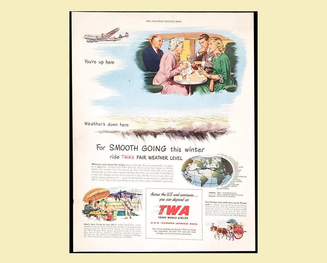 1950s Twa Ads - Etsy