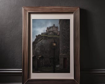 Edinburgh Castle, Scotland. Drawn From a Coffee Shop on Princes