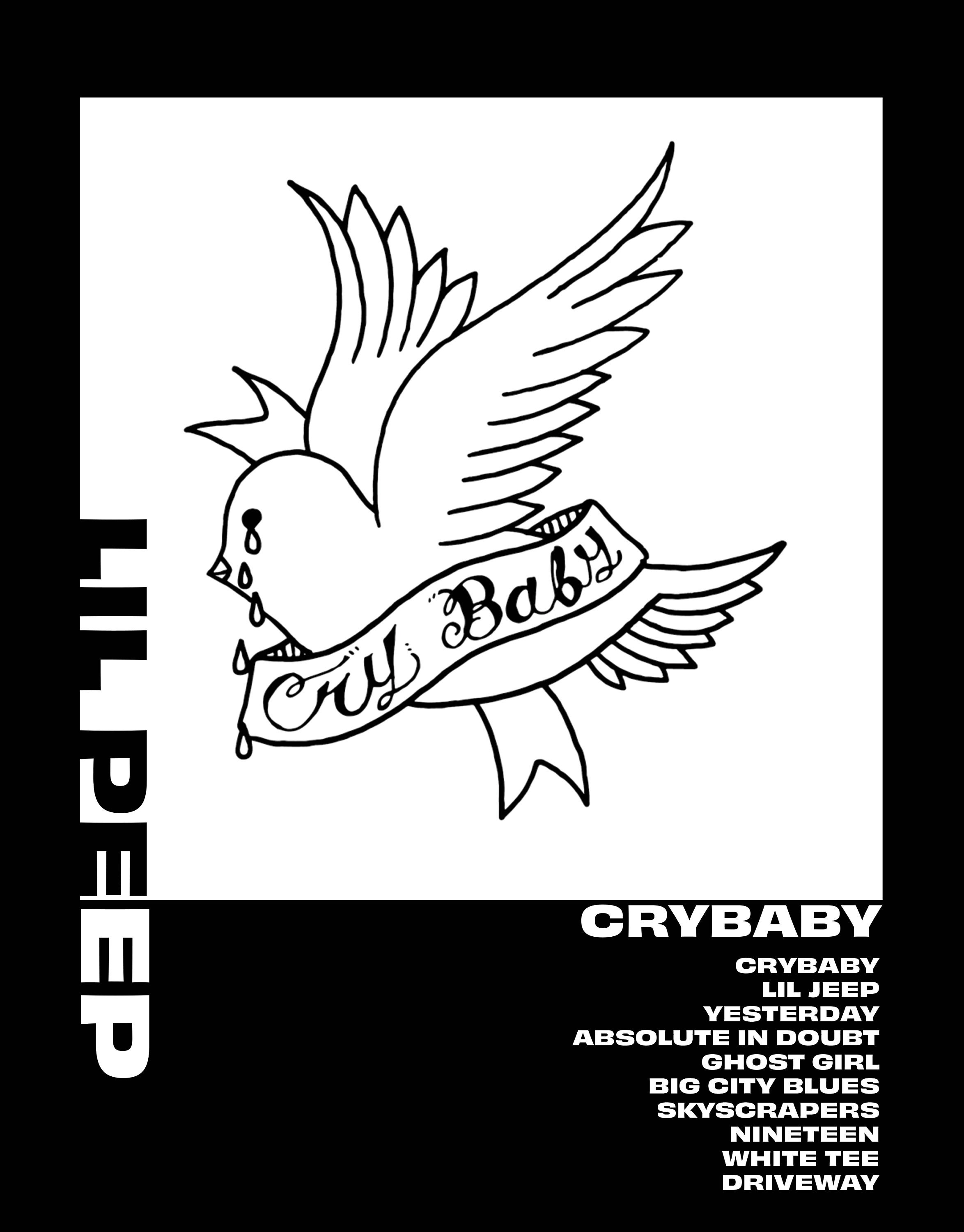Crying lil peep album cover verybaseball