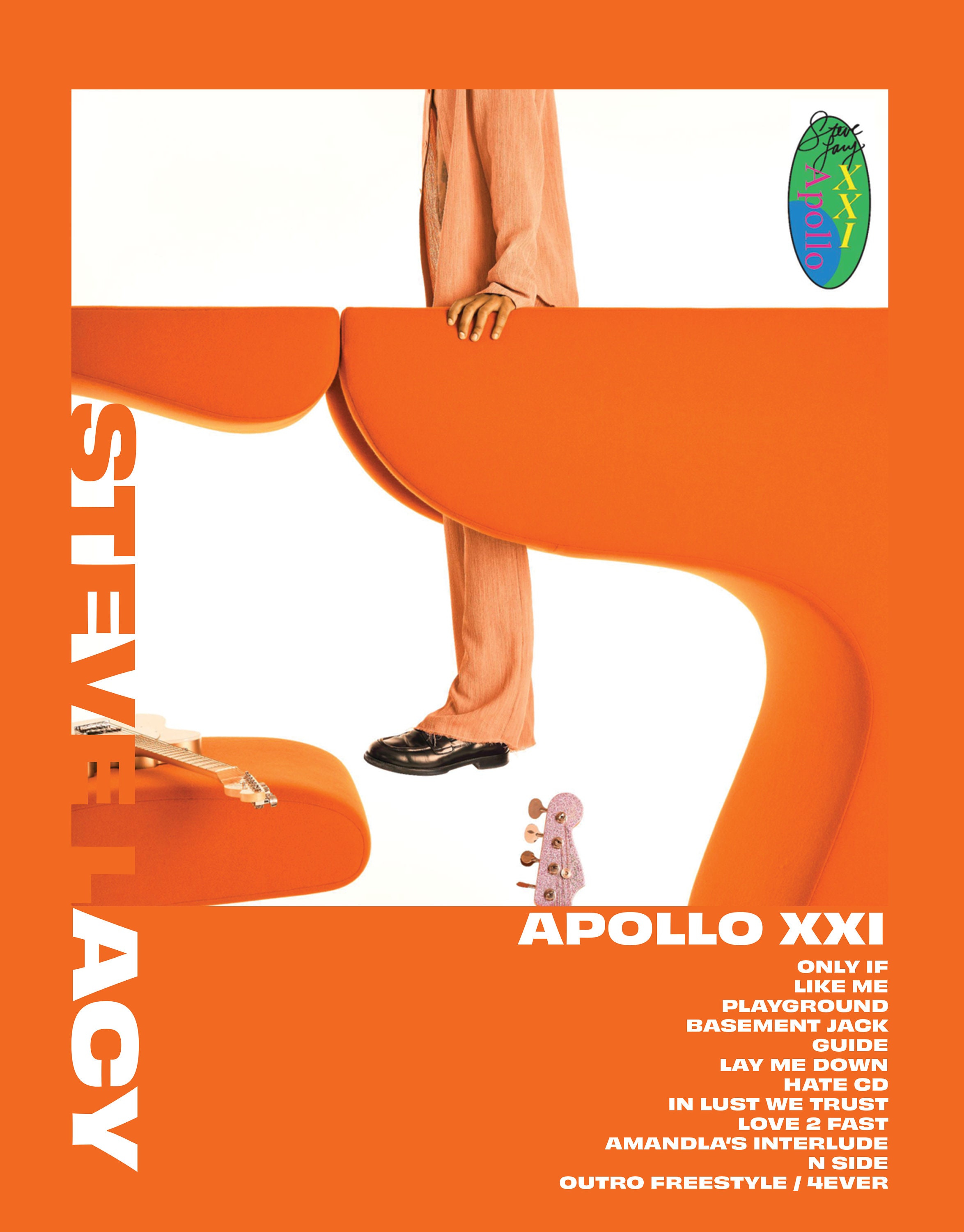 Steve Lacy Apollo XXI レコード インサートポスター 洋楽 | tspasia.org