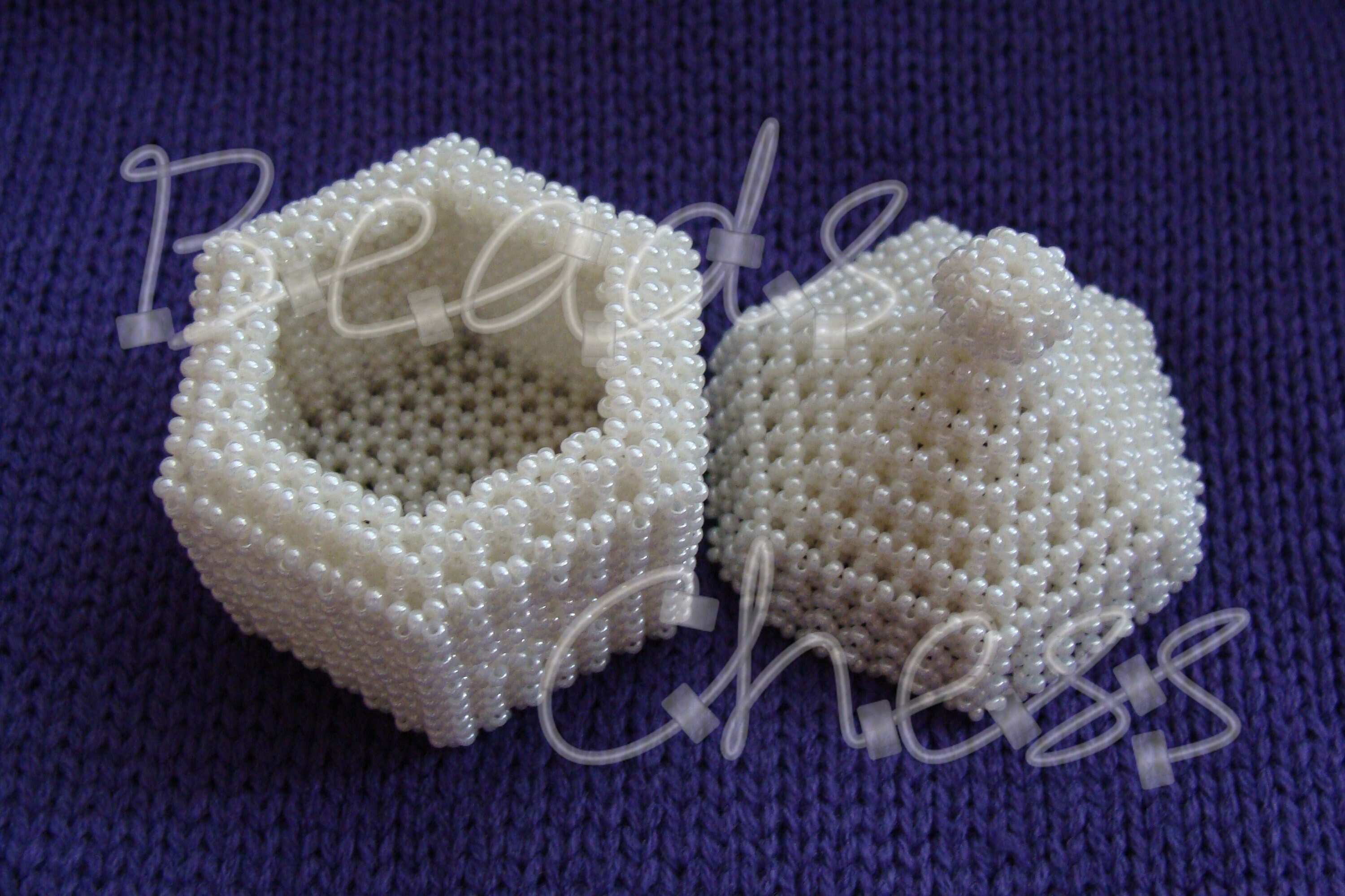 Beaded jewelry box Etsy