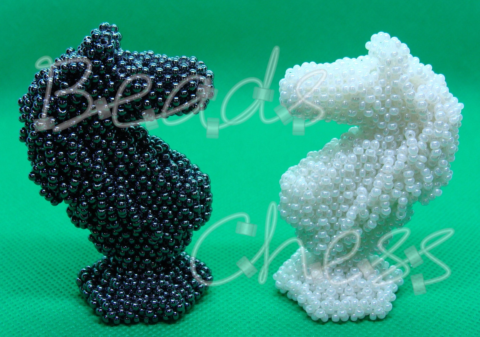 Beaded Chess Set Etsy