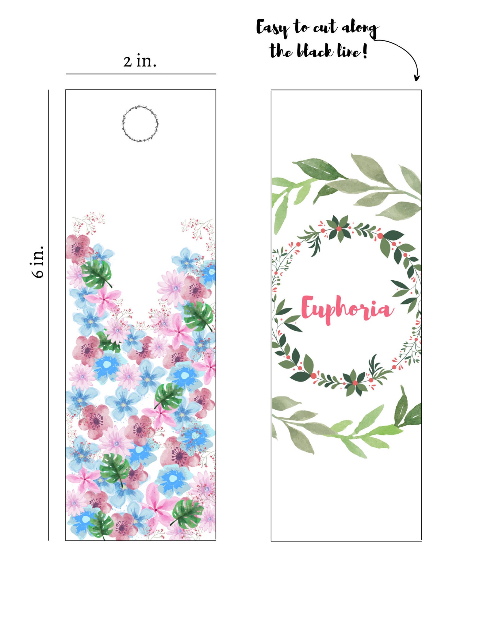 Printable Bookmarks Instant Download Nature Themed | Etsy
